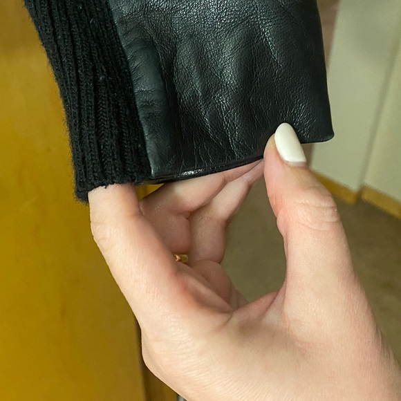 Steve Madden 100% Leather Black Jacket size XL - Picture 5 of 6